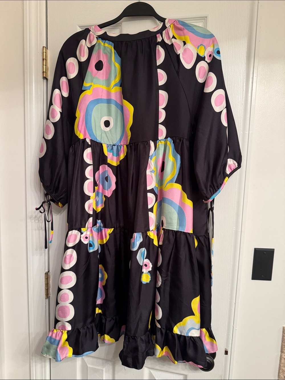 Cynthia Rowley Penelope Blossom Print Tiered Dress - Picture 3 of 3